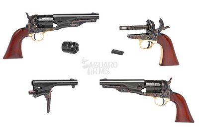 Rewolwer czarnoprochowy Colt 1860 Army Sheriff CSA44 Pietta