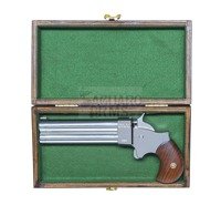 Pistolet czarnoprochowy Derringer .45  4,5" chrom