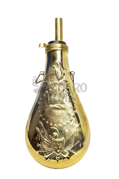 Powder Flask Zouave DP18: Saguaro-Arms.com