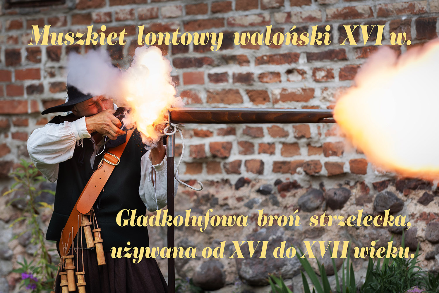 Muszkiet lontowy waloński