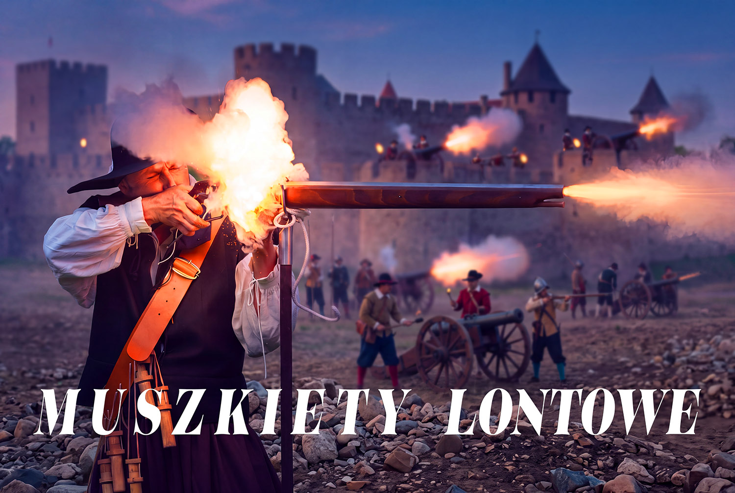 Muszkiet lontowy waloński
