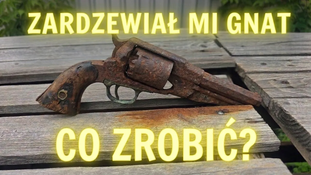 Jak usunąć rdzę z repliki czarnoprochowej, nie niszcząc oksydy?