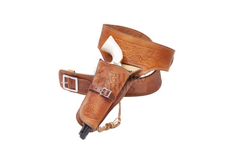  Western belt with holster 122cm