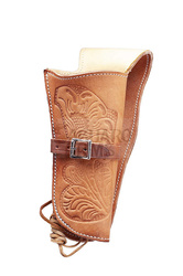 Western brown right holster