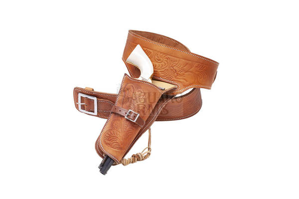  Western belt with holster 122cm