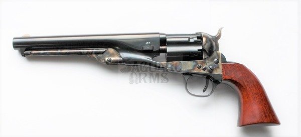 Black Powder Revolvers Colt Navy 1861 .36 fluted 0051 Uberti