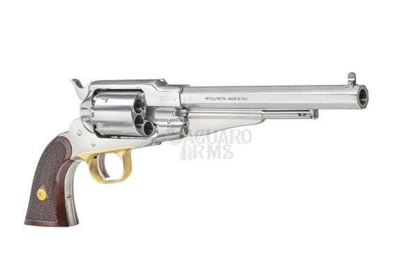 Black Powder Revolvers Remington 1858.44  INOX checkred grip RGS44LC