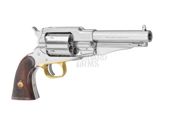 Black Powder Revolvers Remington  Sheriff Checkered Grip .44 INOX RGSSH44LC