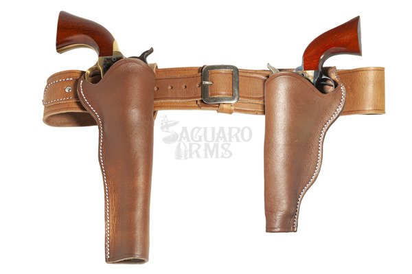 Brown western belt 115 cm