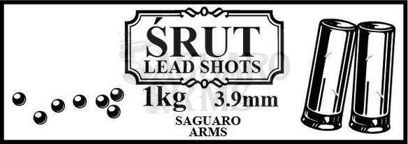 Lead shot  1kg 3,9 mm