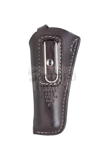 Leather Holster Derringer 4.0 " Great Gun 9mm clip 