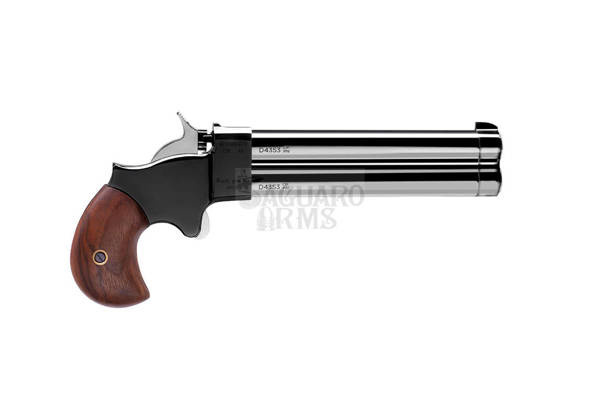 Pistolet czarnoprochowy Derringer.45 6" CHROM barrels,trigger,hammer 