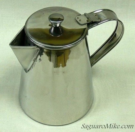 Tinware Coffee Pot