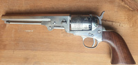 Black Powder Revolver Colt Navy Old Silver YANOS36 Pietta