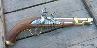 Francuski pistolet skałkowy 1766.Cal. 62.