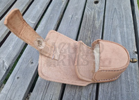 Brown leather big cap box