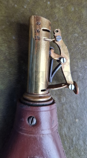 British Brown Shot Flask 