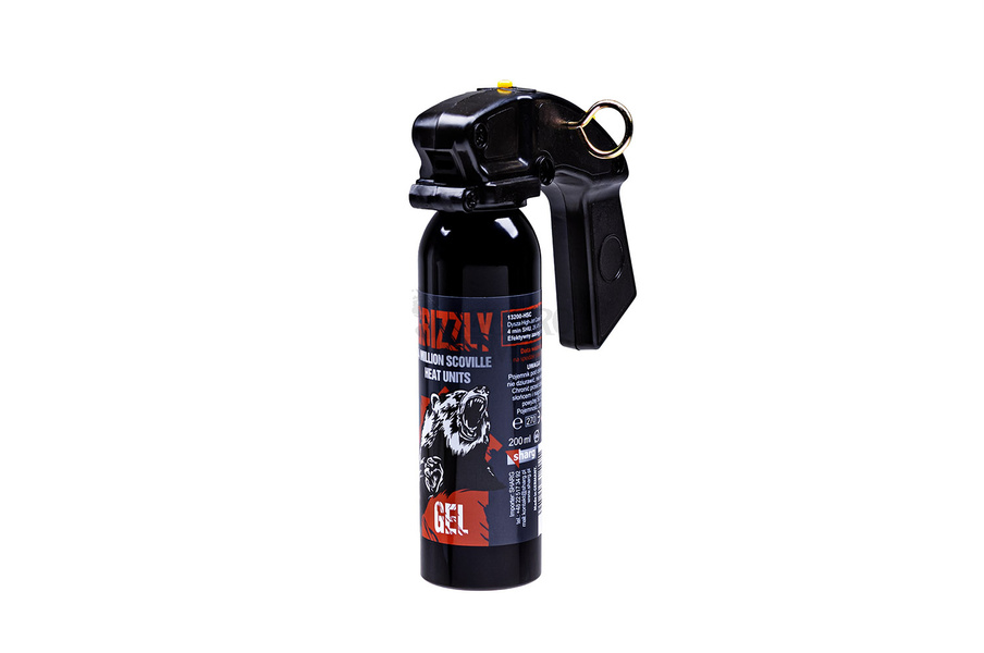 Gaz Pieprzowy Grizly 200 ml żółty
