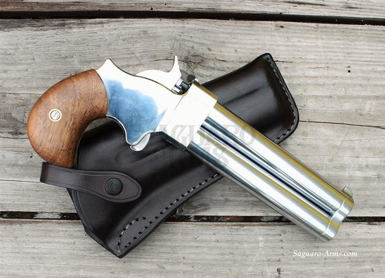 Pistolet czarnoprochowy Derringer .54  5" chrom