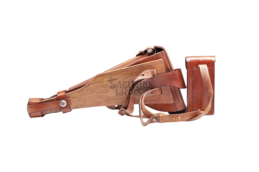 Western brown left holster