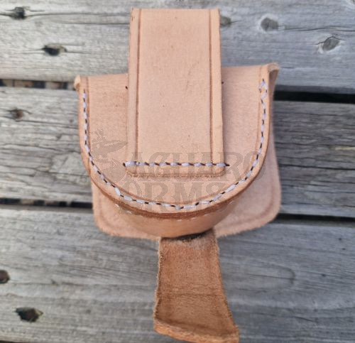 Brown leather big cap box