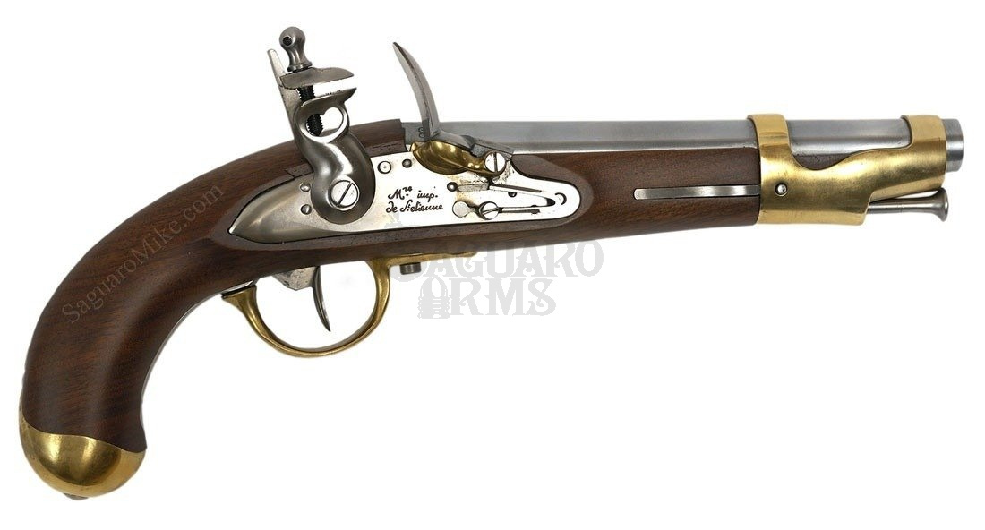 Pistolet czarnoprochowy AN IX pistol cal 17,5 mm S.355
