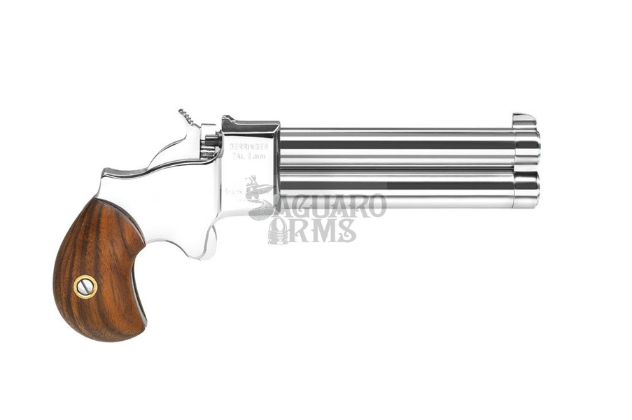 Pistolet czarnoprochowy Derringer 9 mm 3,5 chrom Great Gun