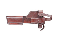 Western brown left holster