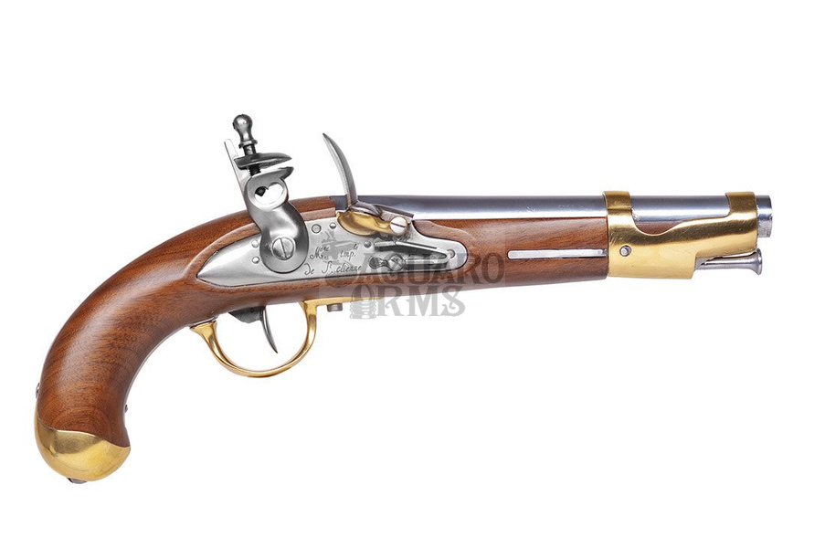 Pistolet czarnoprochowy AN IX pistol cal 17,5 mm S.355