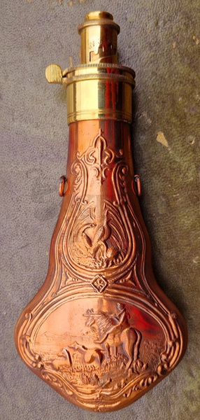  G&J W Hawksley Powder Flask - Rider