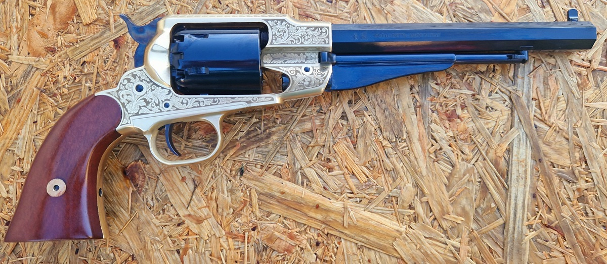 Black Powder Revolver Remington Texas Engraved RGB44/LE/SP 