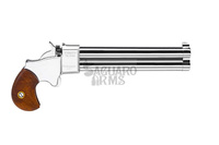 Pistolet czarnoprochowy Derringer 9mm 5" chrom