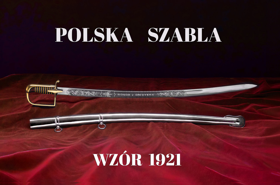 Polska szabla wzór 1921 z orłem