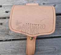 Brown leather big cap box