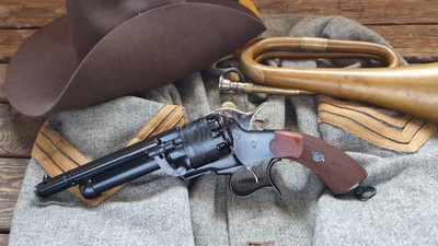 Rewolwer czarnoprochowy Le  Mat Cavalry