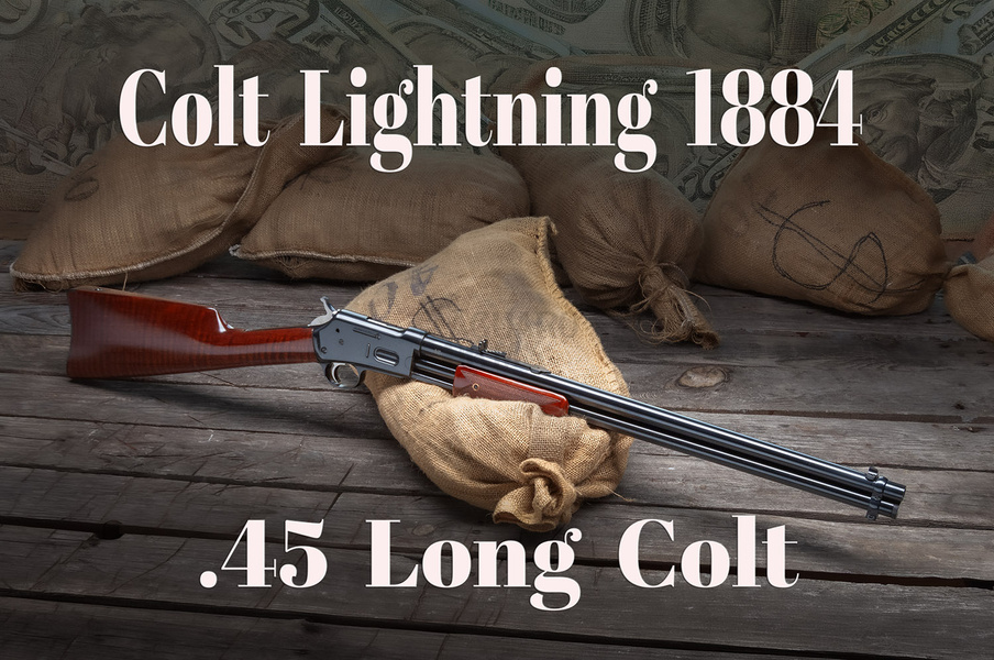 Colt Lightning 1884 Carbine 45LC Uberti
