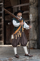 Musket bandolier with apostles