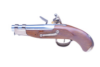Pistolet czarnoprochowy AN IX de Gendarmerie kal. .15,20 mm w skrzyni drewnianej