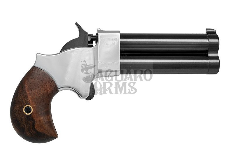 Pistolet czarnoprochowy Derringer .45 3,5" rama chrom