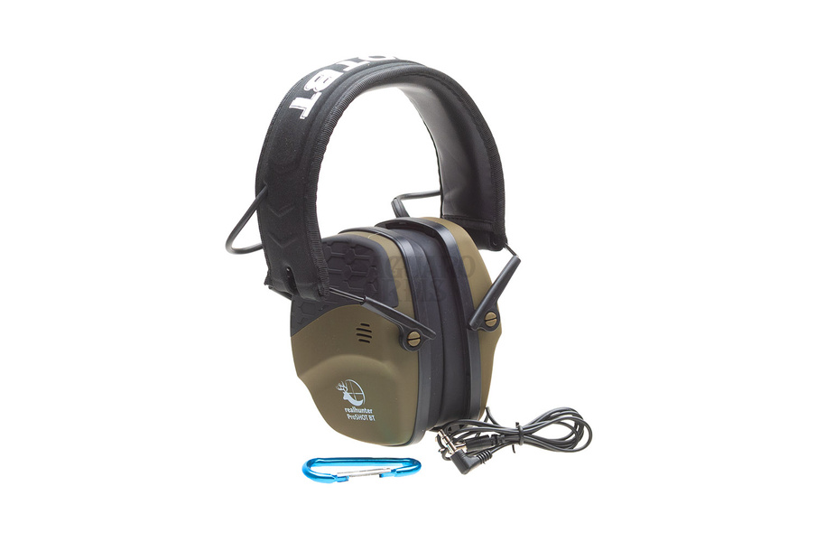 Safety Headphones RealHunter Active ProSHOT BT green