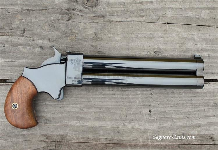 Pistolet czarnoprochowy Derringer .54  .6" czarny