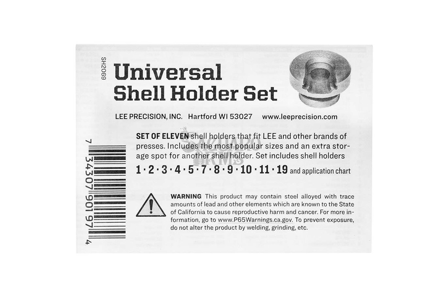 Shell holder - zestaw uniwersalny