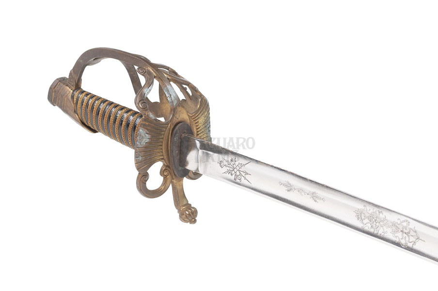 French Napoleonic Officer Artilery Saber