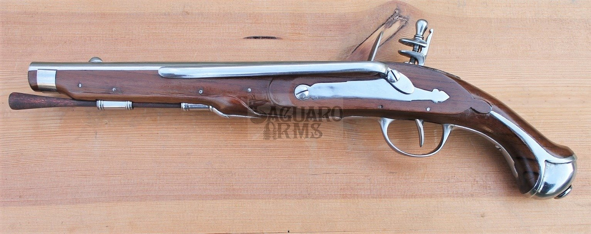 Francuski pistolet czarnoprochowy marynarki 1733