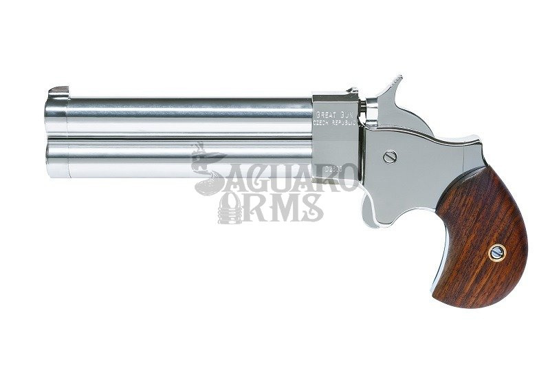 Pistolet czarnoprochowy Derringer .45  4,5" chrom