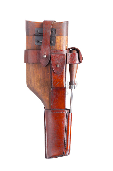 Western brown left holster