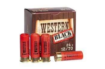 Amunicja BLACK POWDER Western Pionki 12ga. Opakowanie zawiera 25 szt.