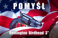 Rewolwer czarnoprochowy Remington Birdhead 3"