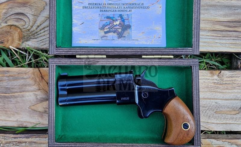 Pistolet czarnoprochowy Derringer Dimini .45 2,5" Great Gun