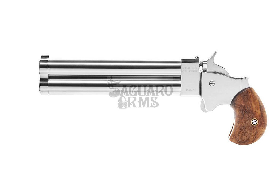 Pistolet czarnoprochowy Derringer .54 6" chrom